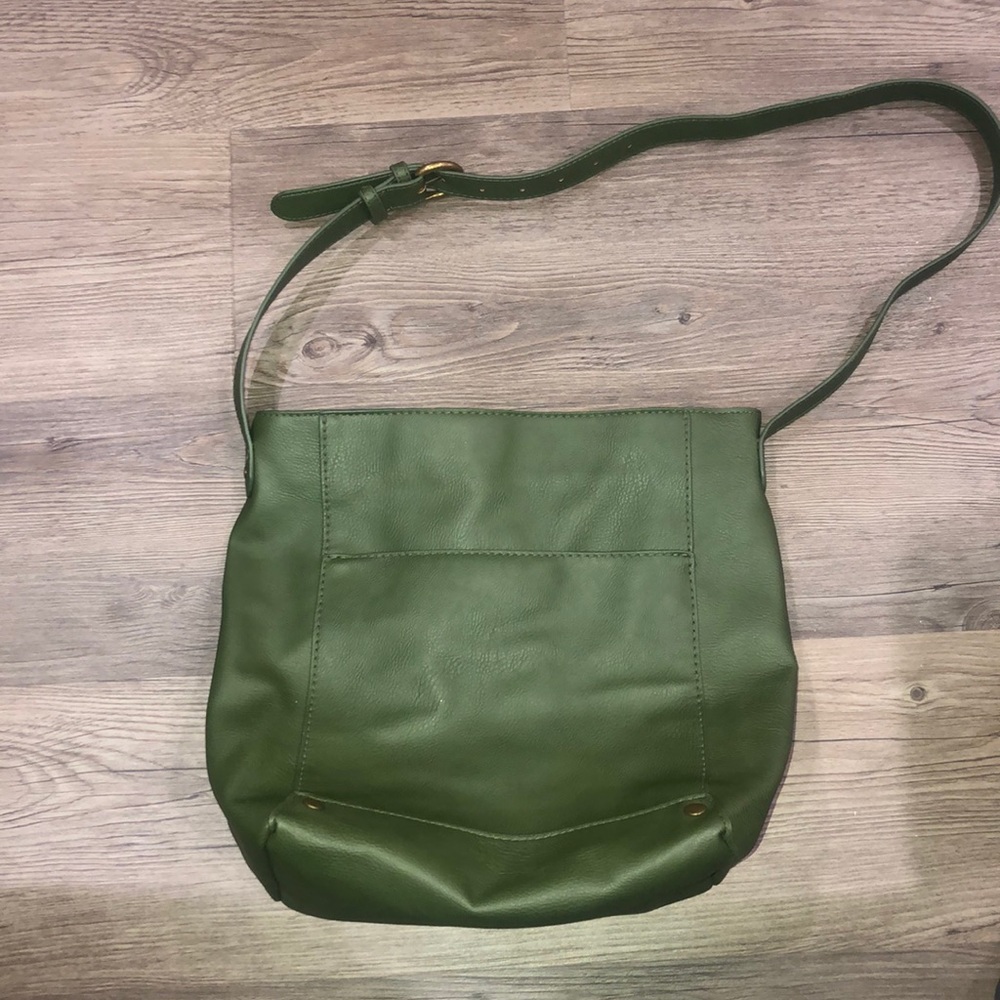 Olive green shoulder bag